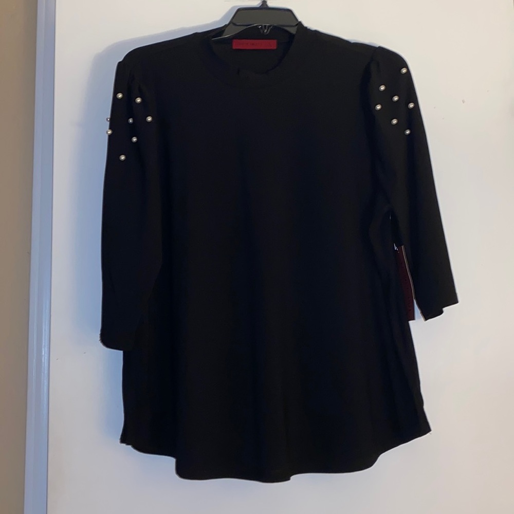Love Scarlett High Neck Top with Pearls